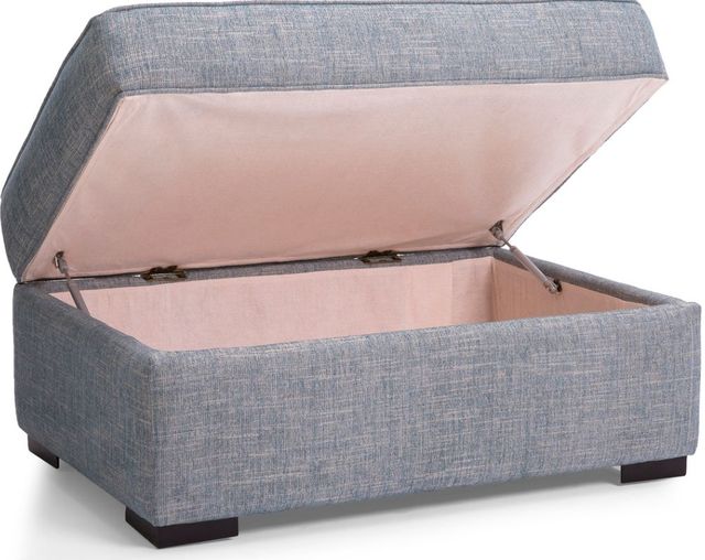 Decor-Rest® Furniture LTD 2900 Gray Storage Ottoman-1