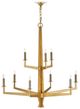 Currey & Company Goldfinch Washed Lucerne Gold Large Chandelier-0