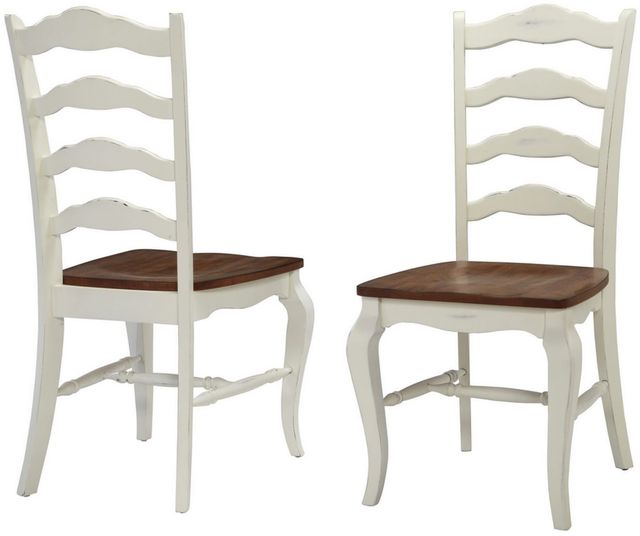 homestyles® French Countryside 2-Piece Off-White Dining Chairs-4