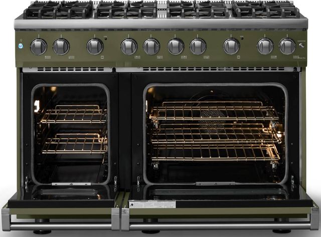 Viking® 5 Series 48" Martini Pro Style Gas (NG) Range with Polished Chrome Trim-1