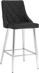 Inspire™ Devo 2-Piece Black/Chrome 26" Counter Stool-2