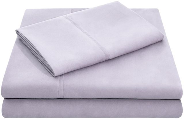 Malouf® Woven™ Lilac Brushed Microfiber Cot Sheet Set-0