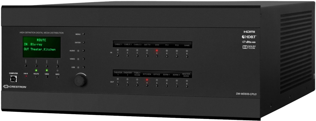 Crestron® DigitalMedia™ 8x8 Switcher | Sound Concepts | AR