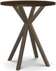 Amisco Customizable Asterisk Round Bar Table with Solid Birch Top-0