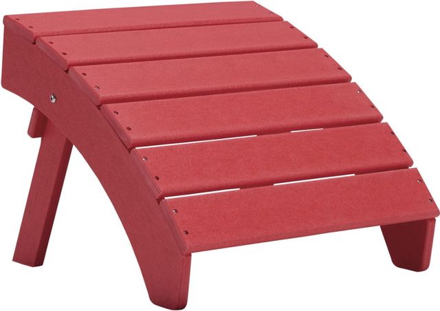 Signature Design by Ashley® Sundown Treasure 2-Piece Red Outdoor Seating Set-2