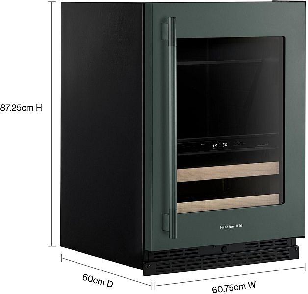 KitchenAid® 24" 4.8 Cu. Ft. Juniper Undercounter Beverage Centre-4