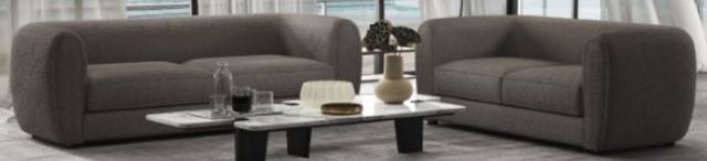 Furniture of America® Verdal 2-Piece Charcoal Gray Living Room Seating Set-0