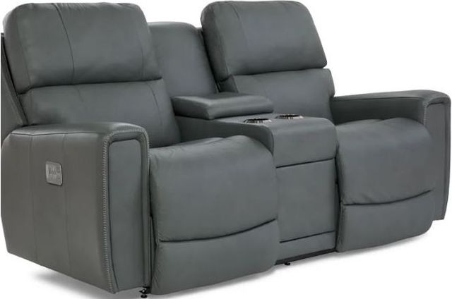 La-Z-Boy® Apollo Cream Power Reclining Loveseat with Console, Headrest, and Lumbar-0