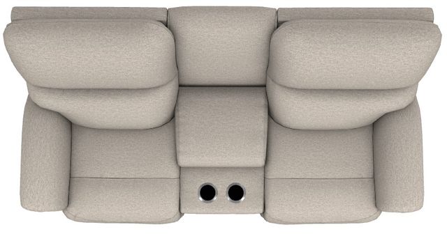 La-Z-Boy® Brooks Muslin Power Reclining Loveseat with Console, Headrest, and Lumbar-4