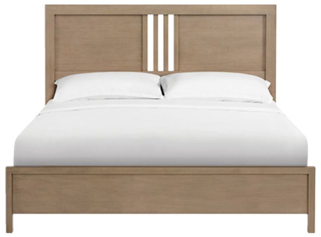 Whittier Wood® Furniture Bailey Almond King Panel Bed-1
