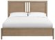 Whittier Wood® Furniture Bailey Almond King Panel Bed-1