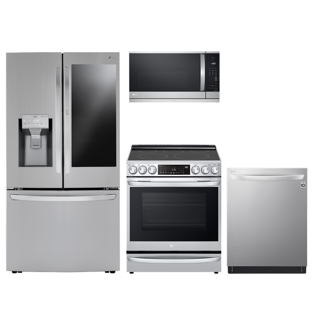 LG 4 Piece PrintProof™ Stainless Steel Kitchen Package-0