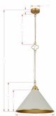 Forty West Serena Antique Gold Pendant-1