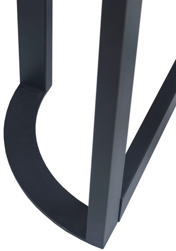 Olliix by INK+IVY Evan Black Round Glass Accent End Table-2