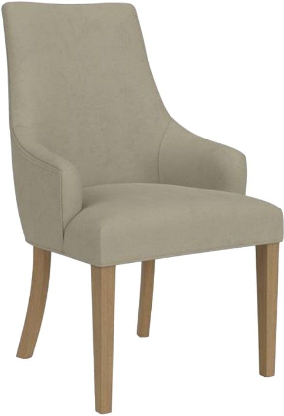 Riverside Furniture Mix-N-Match Chairs 2-Piece Sand Swoop Arm Upholstered Dining Arm Chair Set-1