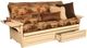 Kodiak Furniture Phoenix Canadian/Antique White Saddle Full Storage Futon with Mattress-0
