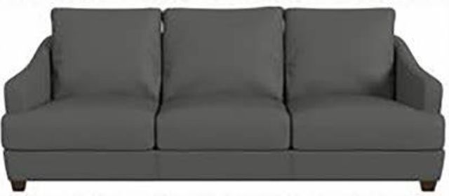 Bassett® Furniture Club Level Leland Flint Gray Sofa-0