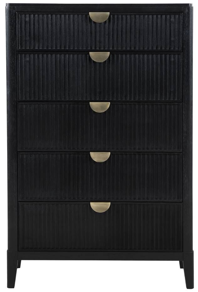 Coaster® Brookmead Black 5-Drawer Chest-1