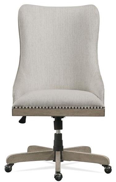 Riverside Furniture Wimberley Gray/Pavestone Upholstered Desk Chair-1