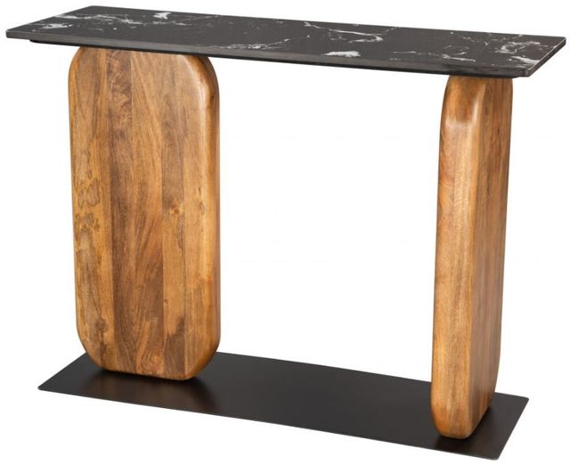 Zuo® Modern Pemba Black/Brown Console Table-0