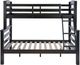 Powell® Porter Black Twin/Full Bunk Bed-3
