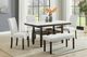 New Classic® Home Furnishings Carissa 6-Piece Espresso/Stone Counter Table Set-1