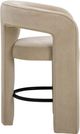 TOV Furniture Malone Taupe Chenille Counter Stool-4
