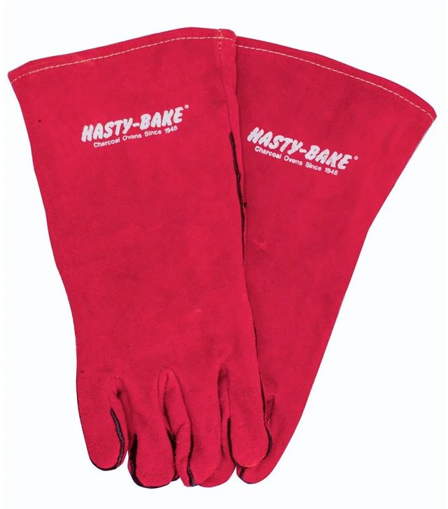 Hasty Bake Red Rubber BBQ Gloves-0