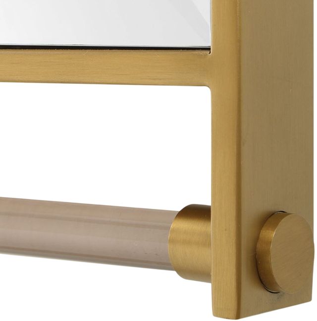 Uttermost® Ripoll Antique Brass Mirror-4