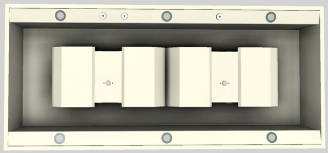 Vent-A-Hood® 60" Biscuit Contemporary Island Range Hood-2