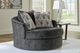 Signature Design by Ashley® Biddeford Shadow Oversized Swivel Accent Chair-4