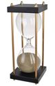 A & B Home Papin Black/Gold 30-Minute Hourglass-0