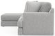 Jackson Furniture Logan 2-Piece Gray Left-Arm Facing Loveseat Sectional and Chaise-2