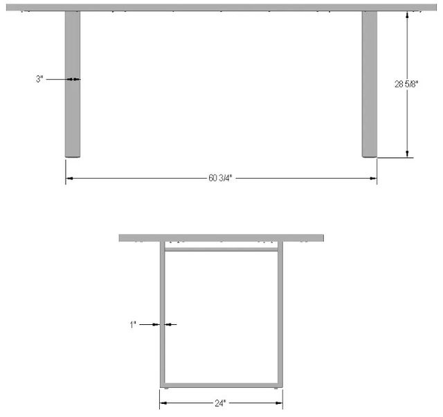 Amisco Customizable Burton Dining Table-2