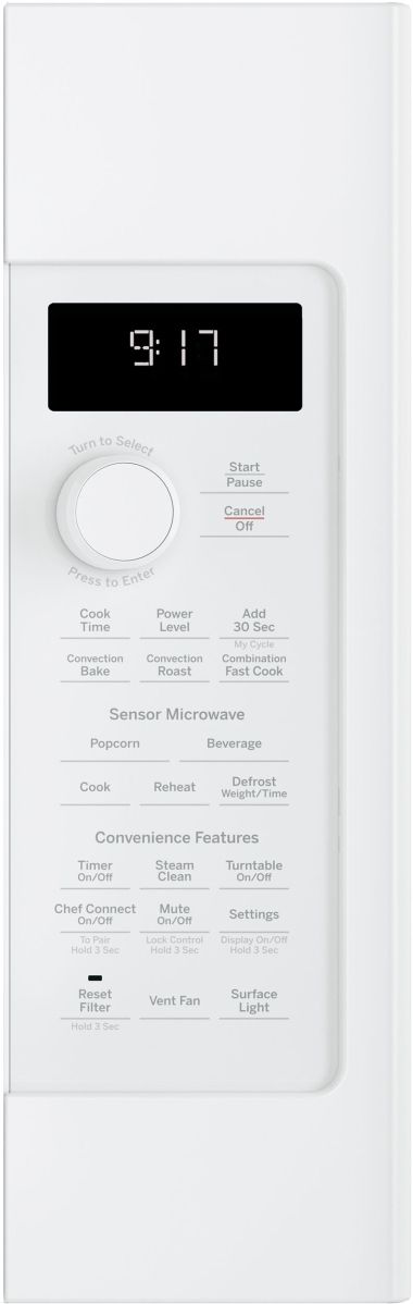 GE Profile™ 1.7 Cu. Ft. White Over The Range Microwave-3