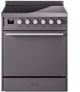 Ilve® Professional Plus II 30" Graphite Matte Pro Style Induction Range-0