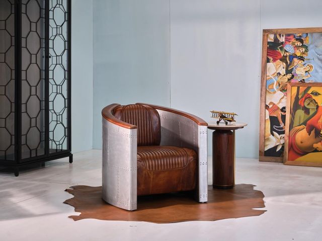 Jaipur Furniture Aviation Brown Chair-1