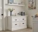 Hammary® Structures White Double Storage Console-1