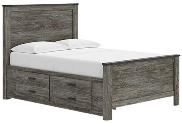Signature Design by Ashley® Frandern Black/Gray Youth Twin Panel Storage Bed-0