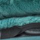 CordaRoy's® Nest Blue Bunny Fur Queen Adult Bean Bag Chair-1