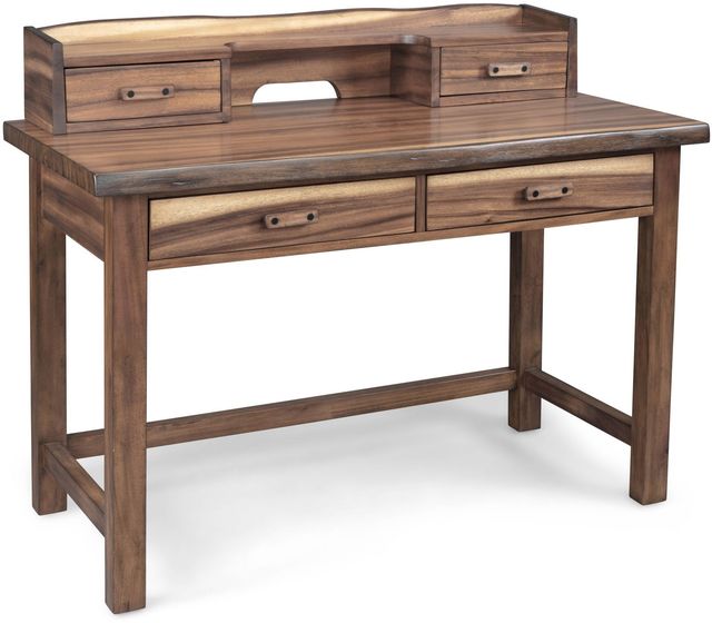 homestyles® Forest Retreat Brown Student Desk with Hutch-0
