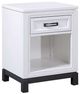 aspenhome® Hyde Park White Paint 1-Drawer Nightstand-0
