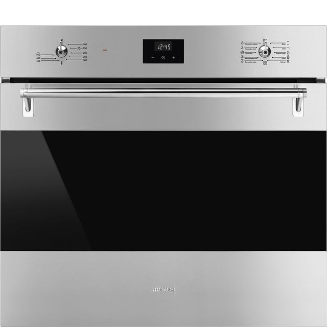 Smeg Classic Stainless Steel 30" Electric Convection Oven-0