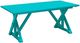 C R Plastics Harvest Turquoise Dining Table-0