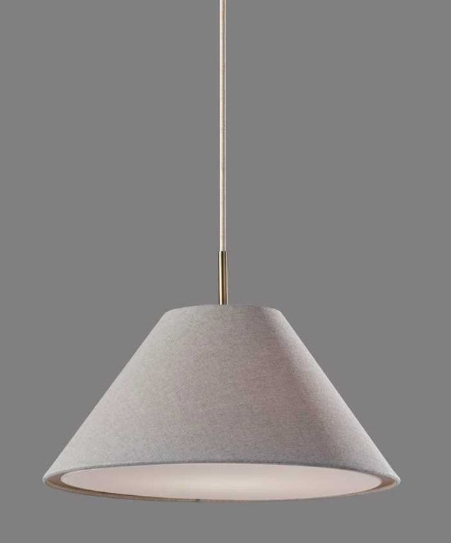 Adesso® Hadley Antique Brass Pendant-2