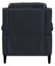 Liberty Furniture Rawling York Navy Leather Manual Pushback Recliner-5