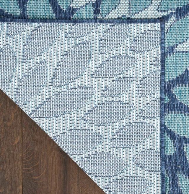 Nourison Home™ Garden Oasis Navy 5'x7' Style 3 Area Rug-3