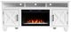 Legends Home Real Cozy Liberty White 64" Corner Fireplace Console-0