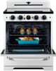 Unique® Appliances Classic Retro 30" Marshmallow White Slide In Induction Range-4