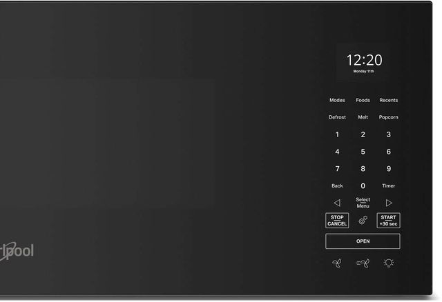 Whirlpool® 1.1 Cu. Ft. Black Over The Range Microwave-5